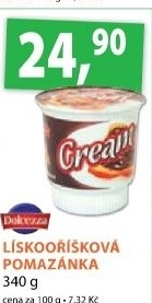 Pomazanka liskooriskova cream dolcezza