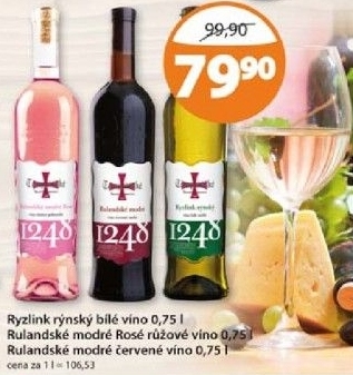 Vino ryzlink rynsky templarske sklepy cejkovice