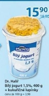 Jogurt bily s lupinkami dr halir