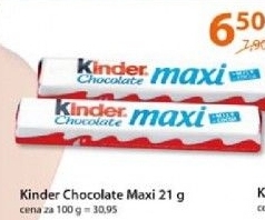 Tycinka cokoladova mlecna maxi kinder