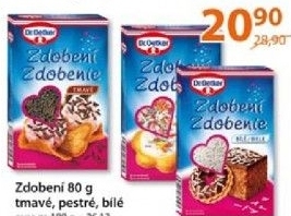 Zdobeni posypove dr oetker