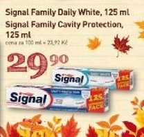 Pasta na zuby daily white family signal