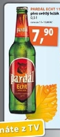 Pivo svetly lezak 11 echt pardal