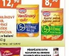 Cukr vanilinovy dr oetker