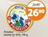 Syr taveny primator madeta