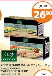 Makrela v oleji coop premium