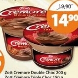 Dezert cremore double choc zott