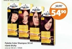 Barva na vlasy color shampoo palette schwarzkopf