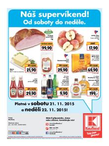 akční leták Kaufland 19.11.2015-25.11.2015