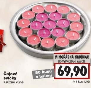Svicky cajove vonne