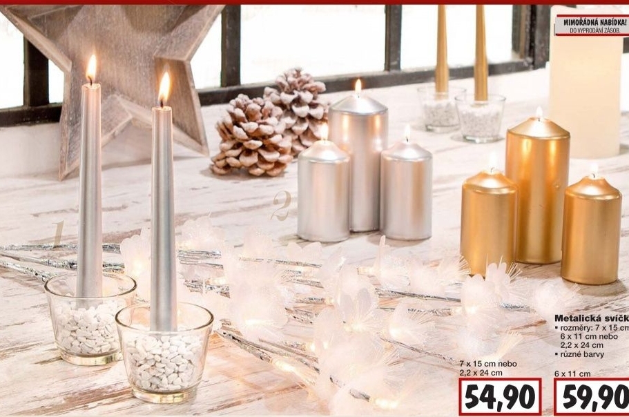 Svicky metalicke adventni