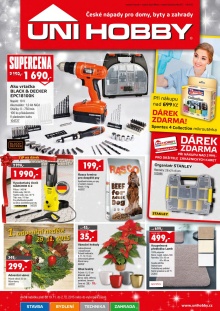 akční leták UNI HOBBY 19.11.2015-2.12.2015