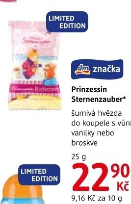 Hvezdicka do koupele prinzessin sternenzauber