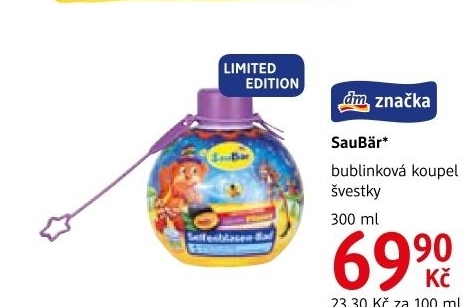 Koupel detska bublinkova saubar
