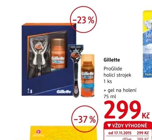 Kazeta darkova panska proglide gillette