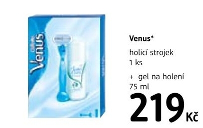 Kazeta darkova damska venus gillette