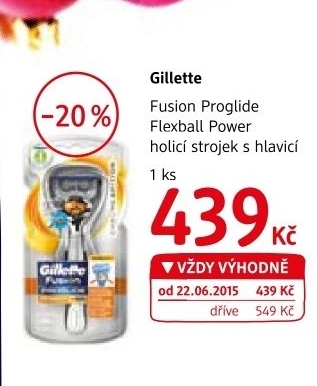 Strojek holici pansky power flexball proglide fusion gillette