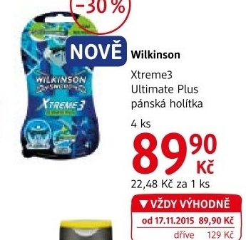 Holitka jednorazova panska ultimate plus xtreme 3 wilkinson