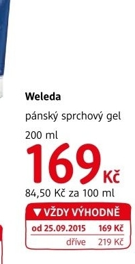 Sprchovy gel weleda