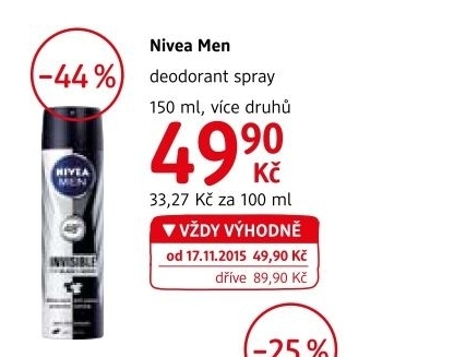 Deodorant sprej nivea