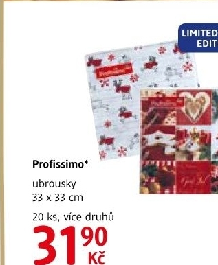 Ubrousky papirove dekorativni profissimo