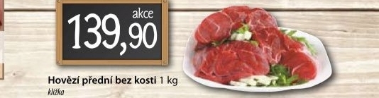 Hovezi predni bez kosti klizka