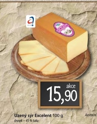 Syr uzeny s cesnekem 45 excelent moravia