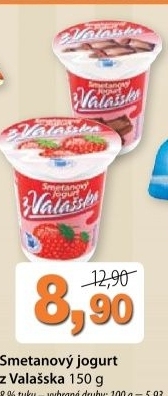 Jogurt smetanovy ochuceny z valasska