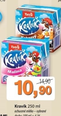 Napoj mleko ochucene kravik tatra
