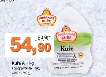 Kure mrazene vodnanske kure
