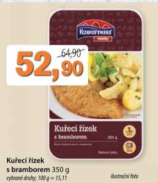 Kureci rizek smazeny s bramborem vltavotynske lahudky