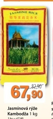 Ryze jasminova kambodza temple rice