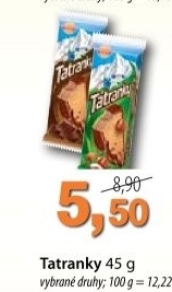 Oplatky tatranky sedita