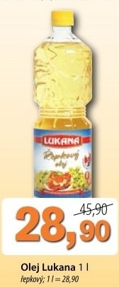 Olej repkovy lukana