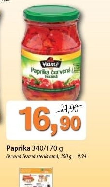 Paprika cervena hame