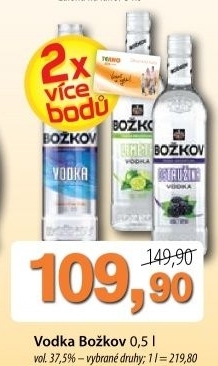 Vodka bozkov