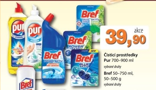 Prostredek na nadobi pur