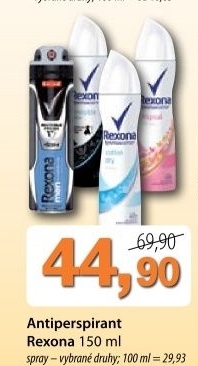 Deodorant sprej rexona