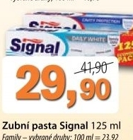 Pasta na zuby family signal
