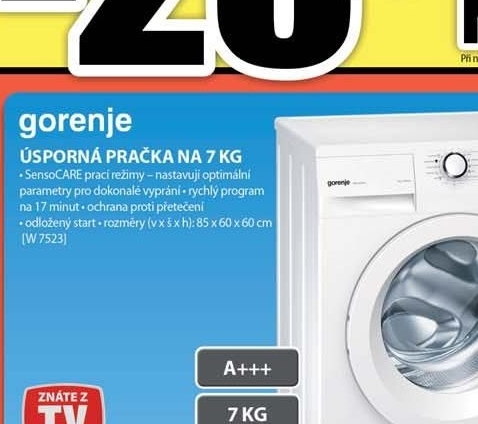 Gorenje, úsporná pračka