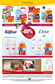 akční leták Teta drogerie 26.11.2015-5.12.2015
