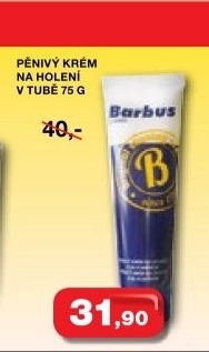 Krem na holeni pansky barbus