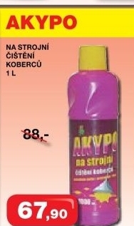 Cistic na strojni cisteni kobercu akypo