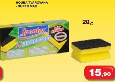 Houbicka na nadobi tvarovana supermax spontex