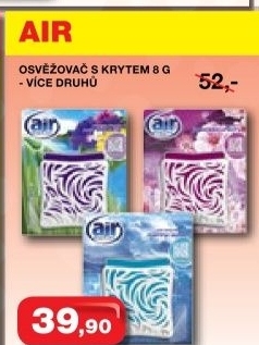 Osvezovac vzduchu s krytem air menline