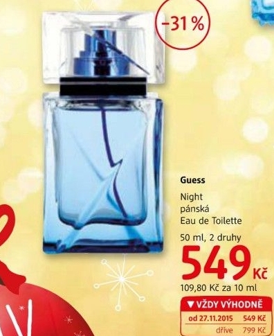Toaletni voda panska night guess
