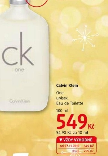 Toaletni voda one calvin klein