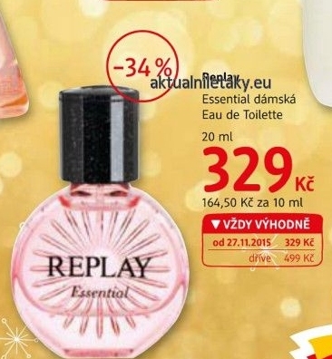 Toaletni voda damska essential replay