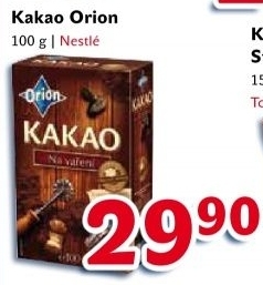 Kakao na vareni orion