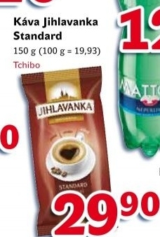 Kava mleta standard jihlavanka